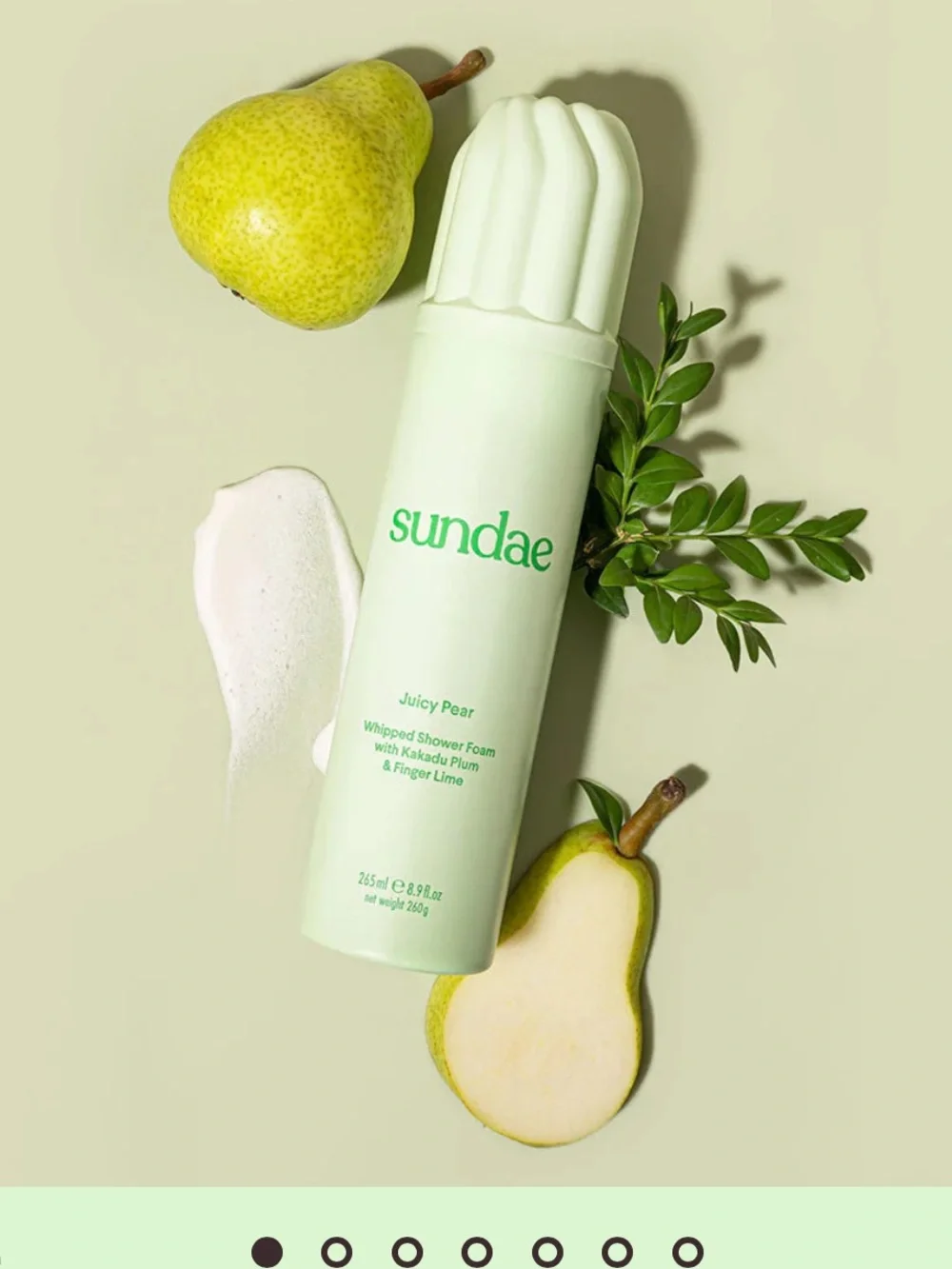 Sundae body Juicy Pear Foaming Body Wash